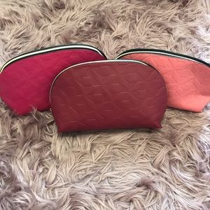 🆕Set (3) Coordinating Makeup Bags